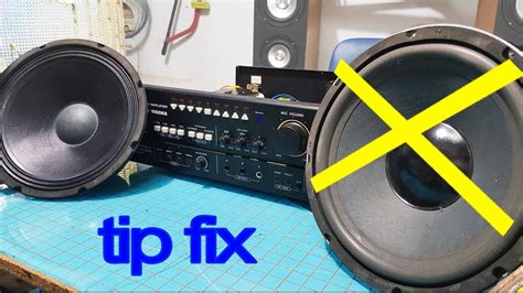 Solved! fixing amplifier channel left/right not working 